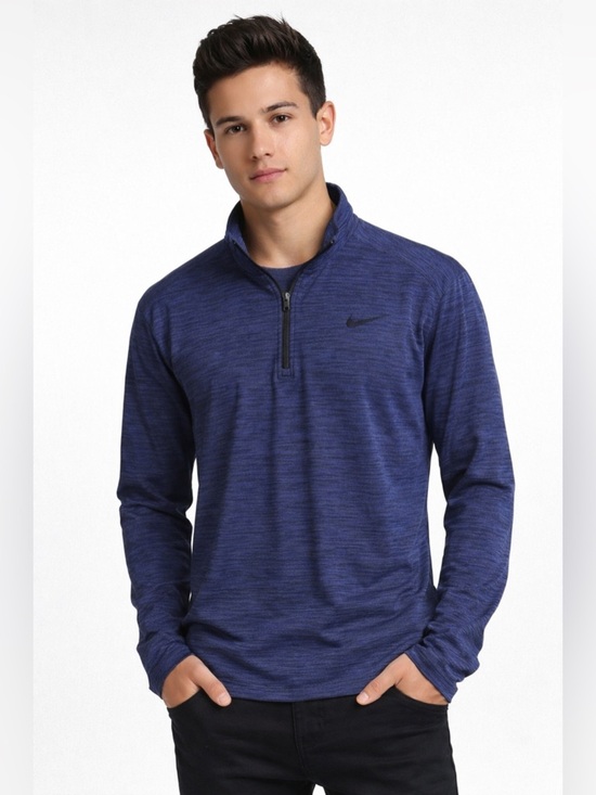 Nike Other - Nike Dri-FIT Quarter Zip Pullover XL Blue Athletic Running Training Top